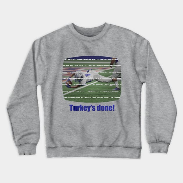 Funny Retro Thanksgiving (light variant) Crewneck Sweatshirt by GloopTrekker